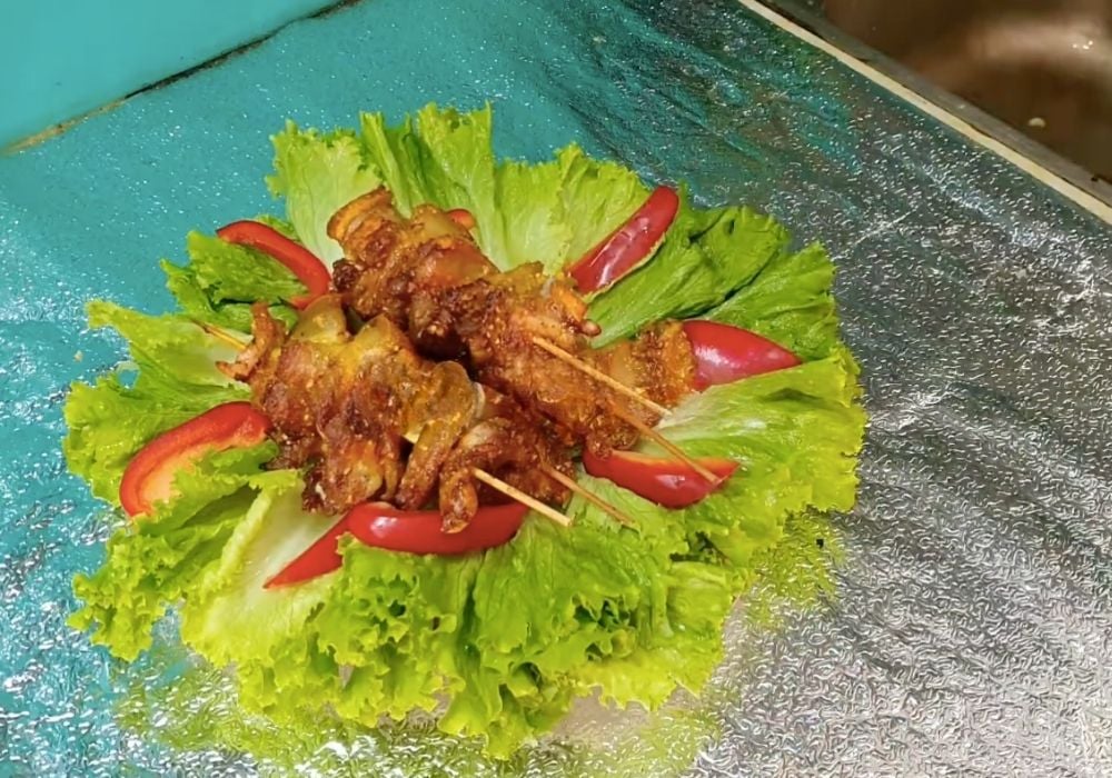 Thịt heo rừng nướng