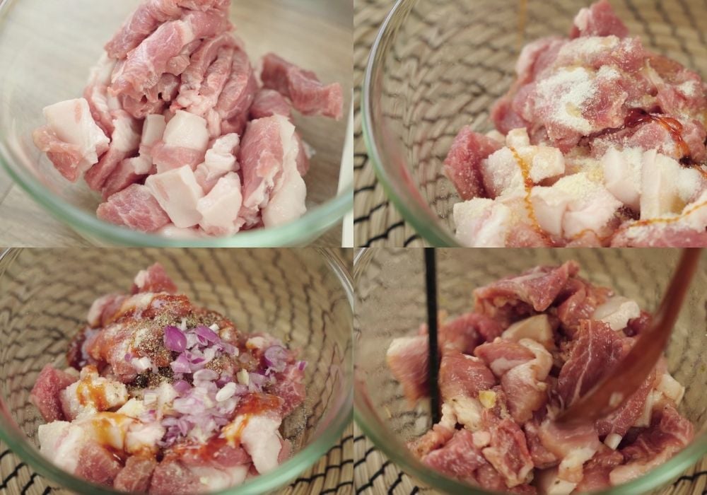 Ướp thịt heo