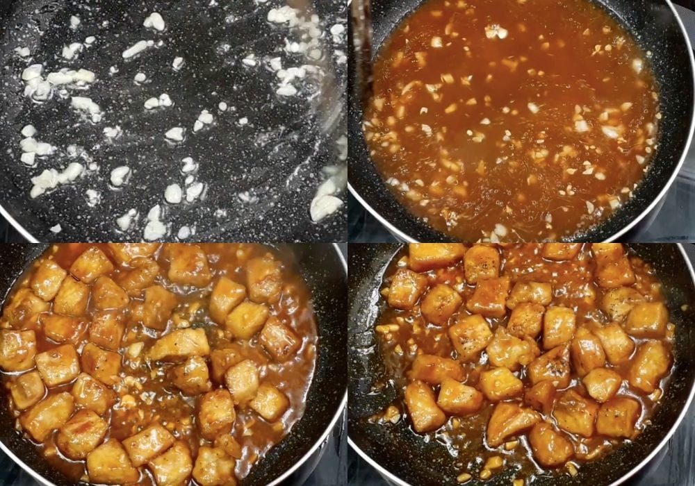 Xào thịt chua ngọt
