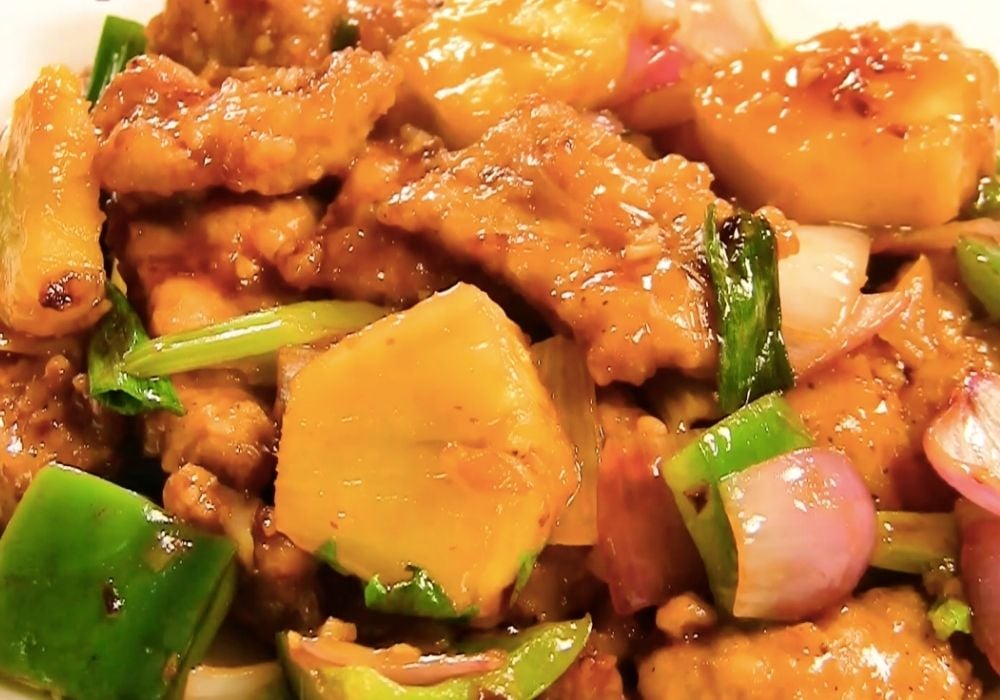 Thịt heo xào chua ngọt
