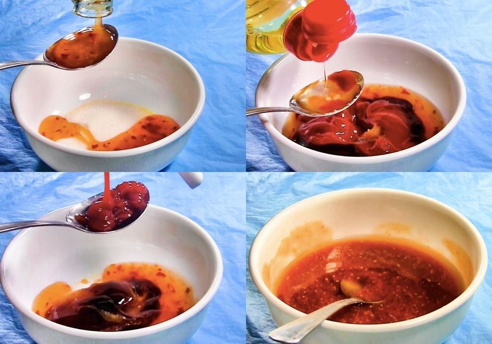 Pha nước sốt chua ngọt