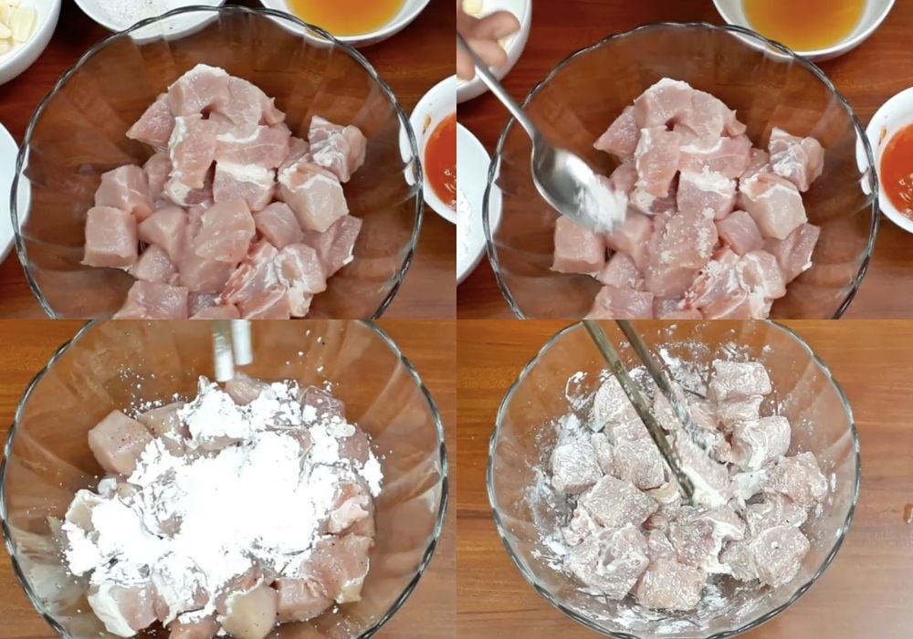 Sơ chế và ướp thịt