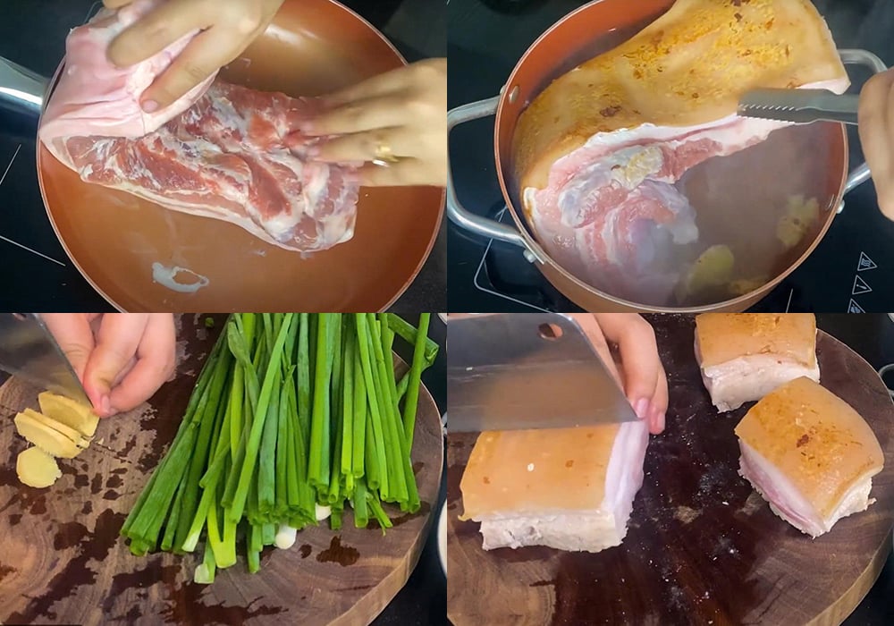 Sơ chế các nguyên liệu