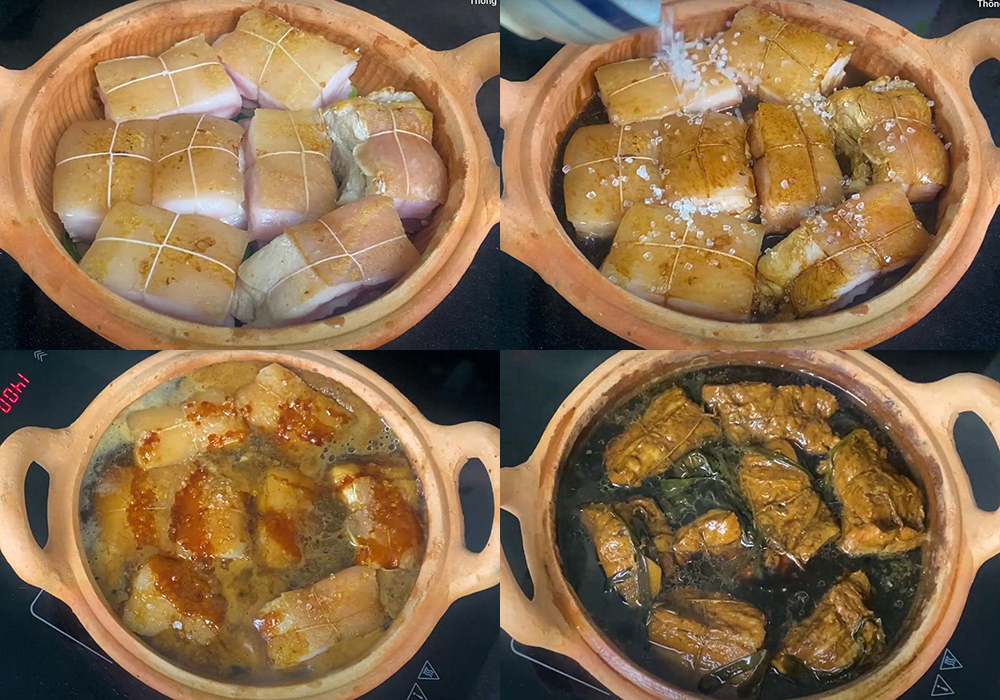 Các bước làm thịt kho Đông Pha