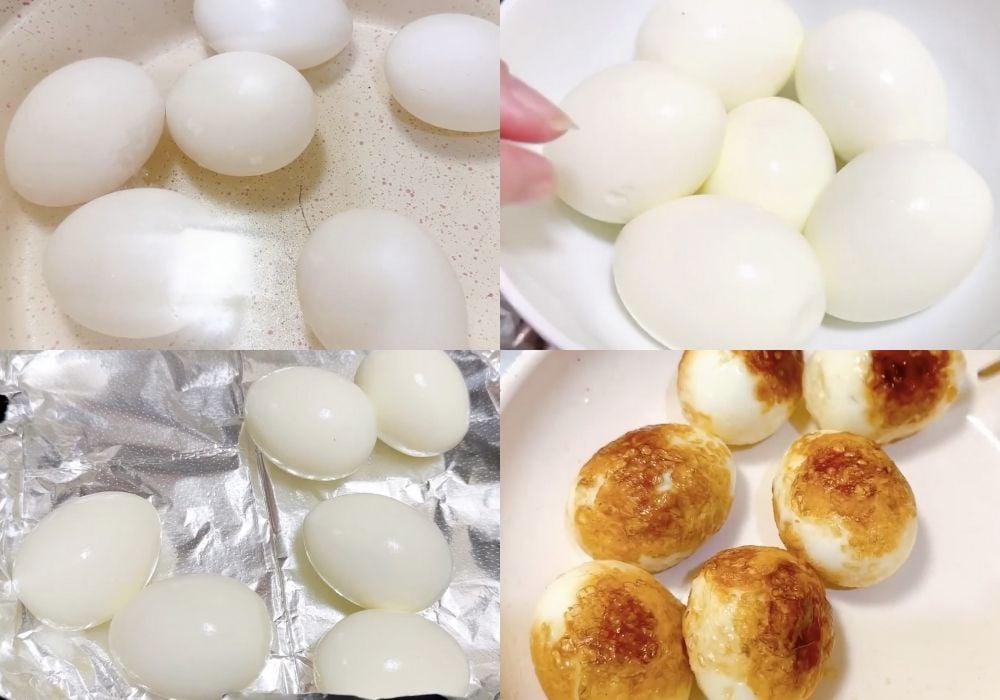 Luộc và chiên trứng