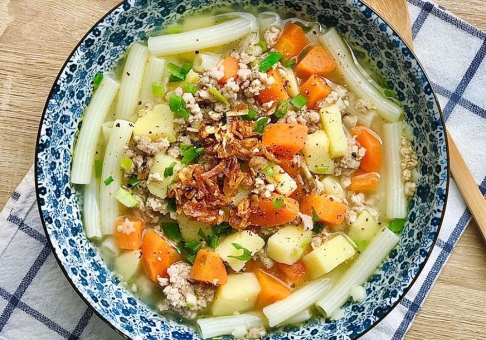 Nui thịt băm