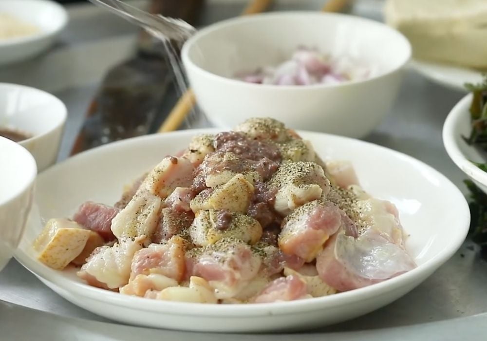 Ướp thịt ba chỉ