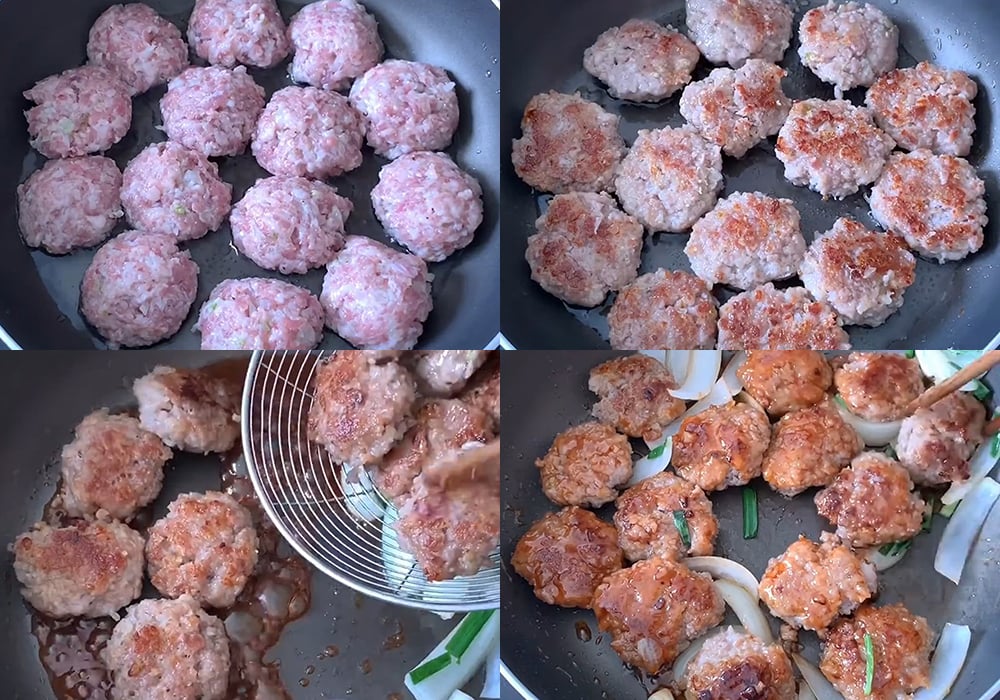 Cách làm thịt viên kho nước mắm