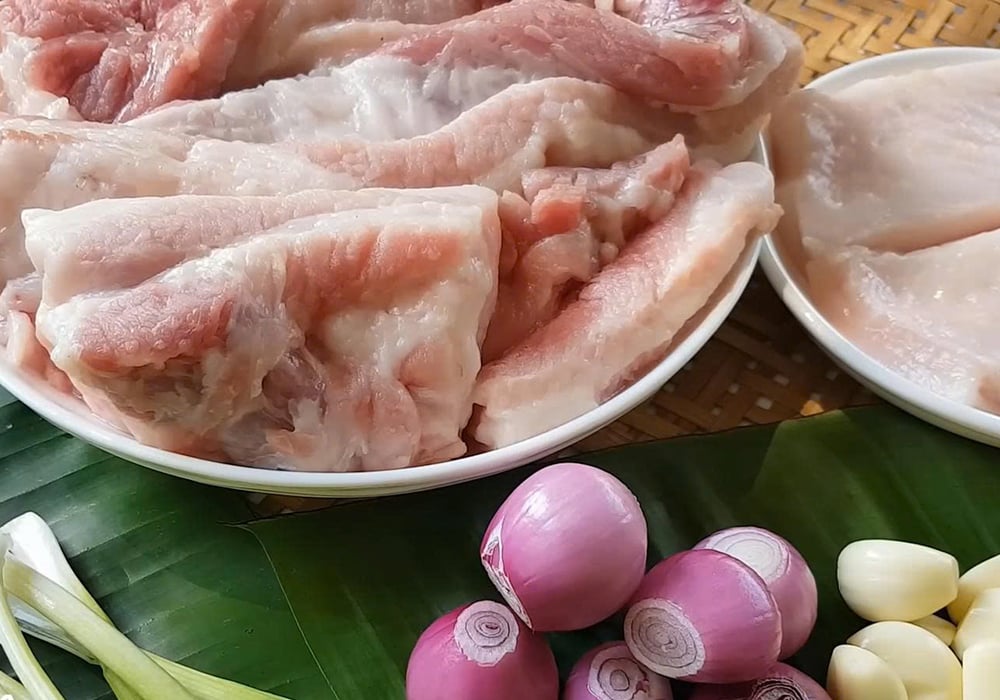 Nguyên liệu làm thịt viên nướng