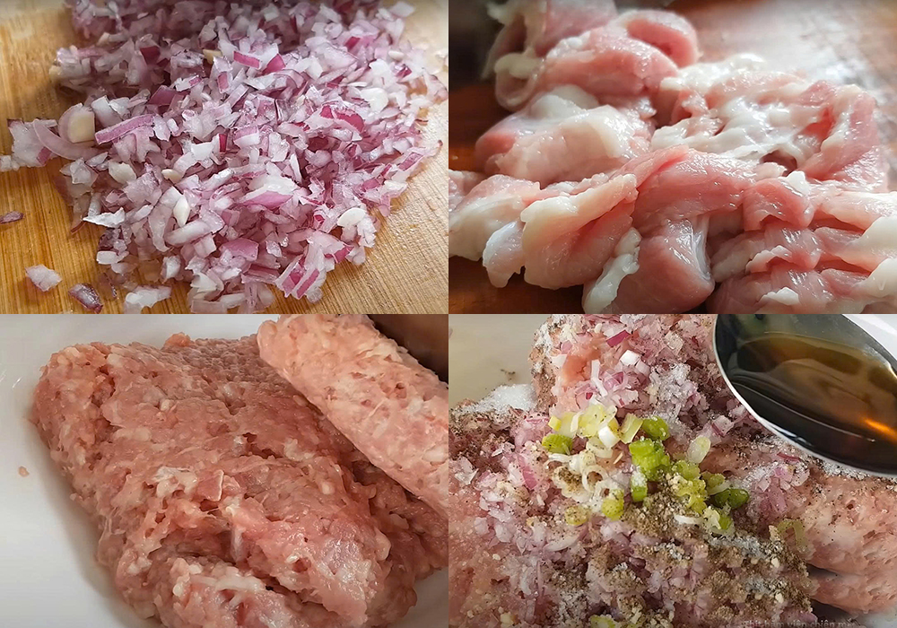 Sơ chế các nguyên liệu