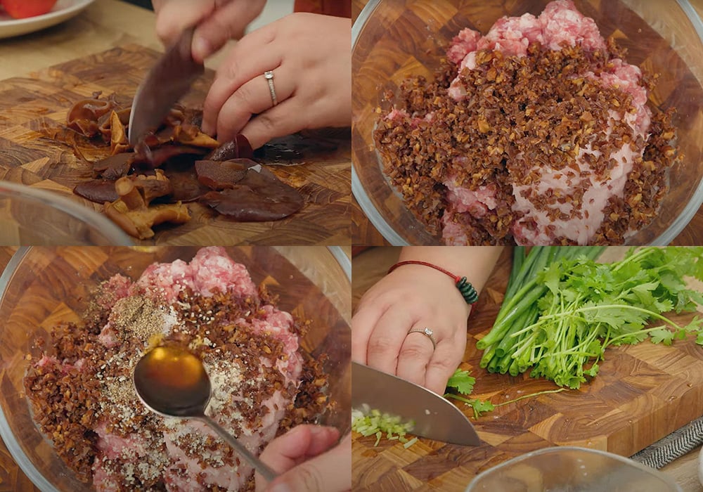 Sơ chế các nguyên liệu