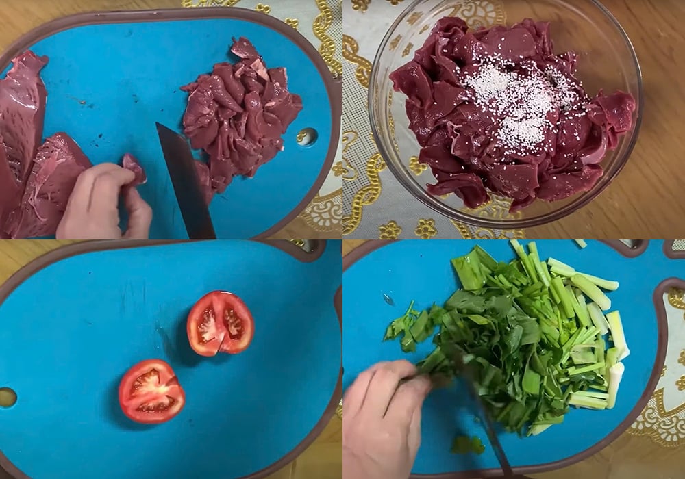 Sơ chế các nguyên liệu