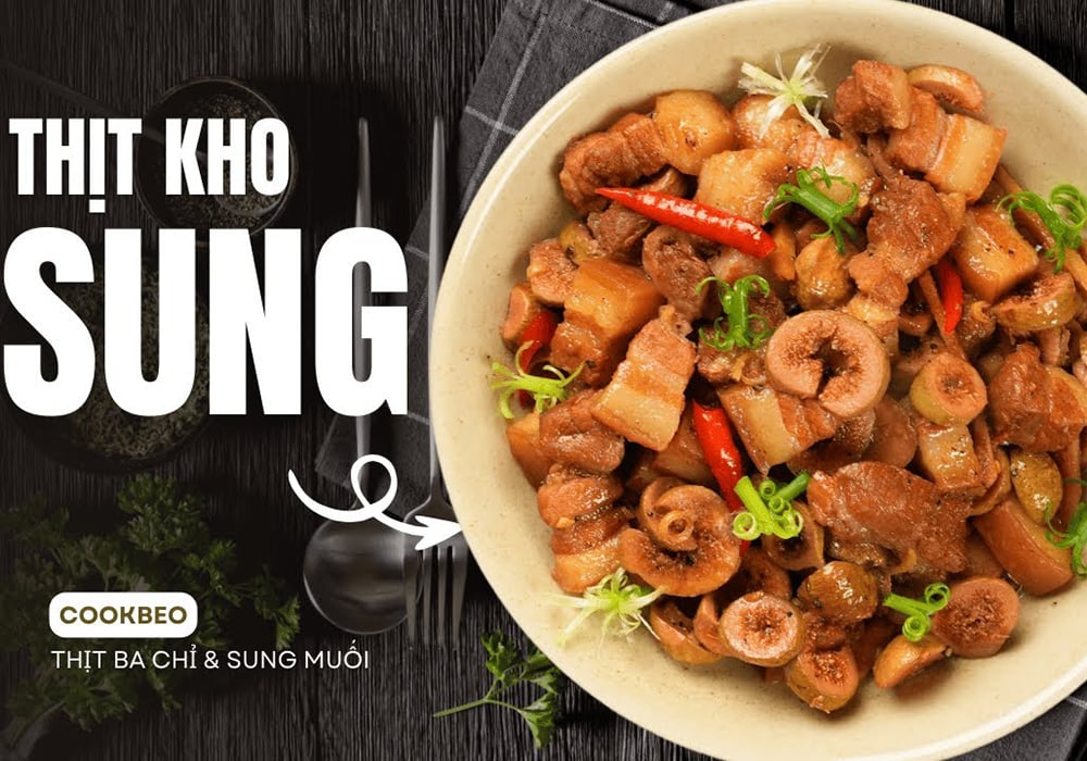 Thịt kho sung
