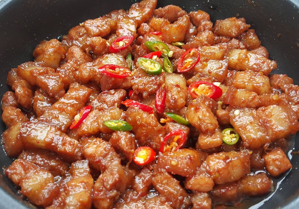 Thịt kho mắm tép