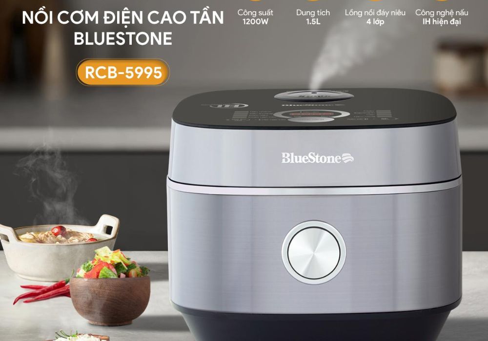 Nồi cơm điện cao tần BlueStone RCB-5995 có dung tích 1,5 lít