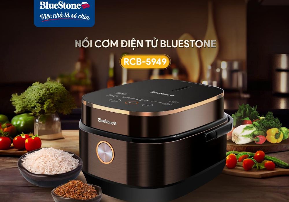 Nồi cơm điện tử BlueStone RCB-5949 có dung tích 1,5 lít