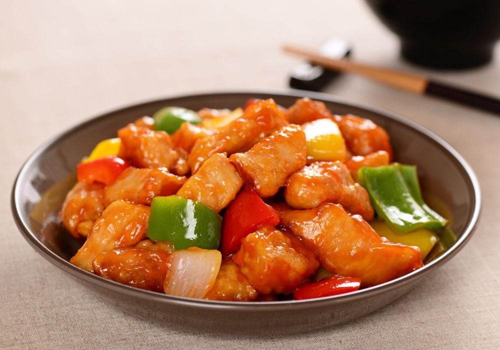 Thịt heo xào chua ngọt