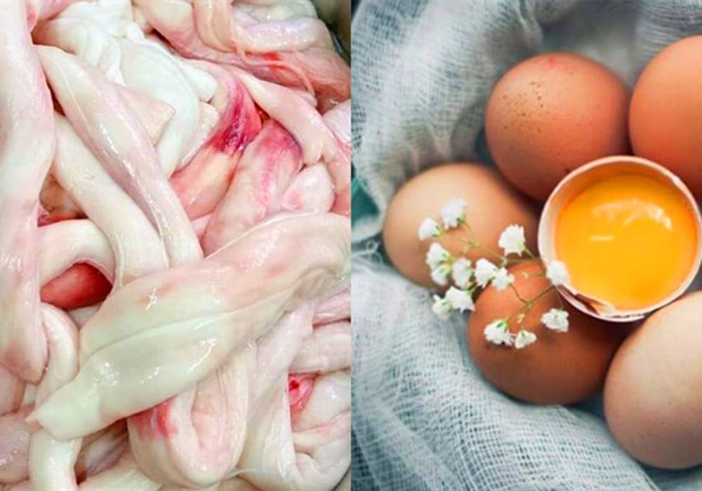 Nguyên liệu làm tủy bò chiên trứng