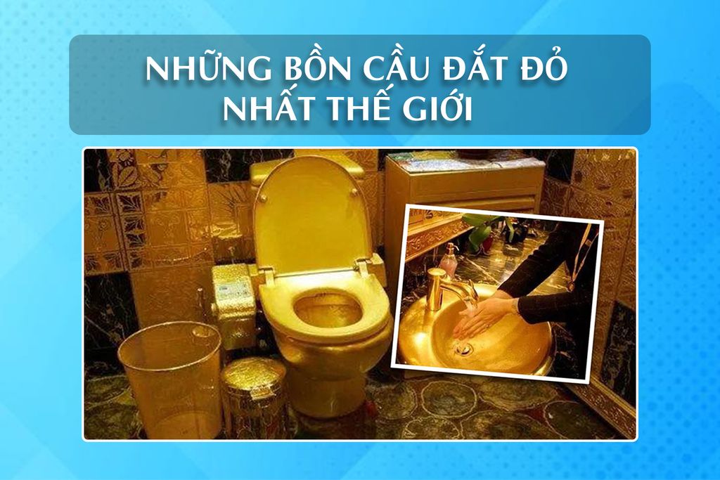 Chiêm ngưỡng những chiếc bồn cầu đắt đỏ nhất thế giới