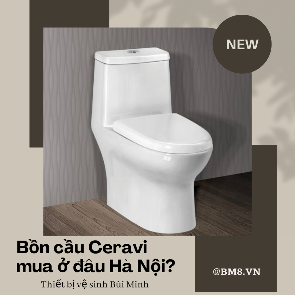 Mua bồn cầu Ceravi ở đâu Hà Nội?