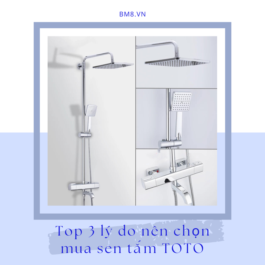 Lý do nên chọn mua sen tắm TOTO