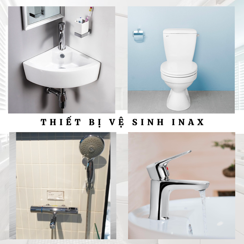 Thiết bị vệ sinh Inax cho phòng tắm nhỏ