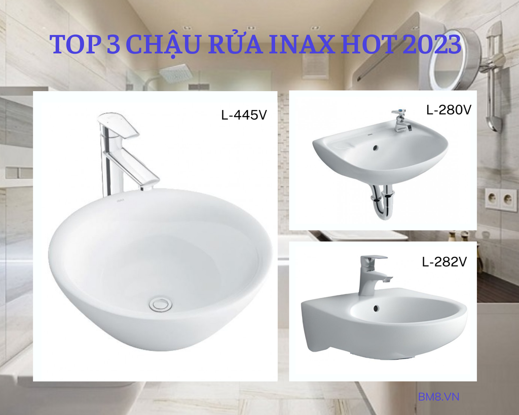 Top 3 chậu rửa Inax tối ưu không gian hot nhất năm 2023
