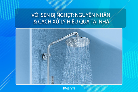 Vòi Sen Bị Nghẹt: Nguyên Nhân & Cách Xử Lý Hiệu Quả Tại Nhà