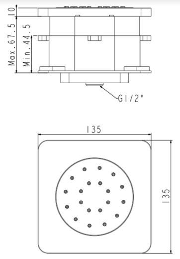 Đầu Sen American Standard FFASS054CS EasySET Âm Tường - Bùi Minh