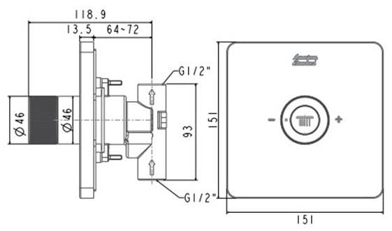 Nút Điều Chỉnh Đầu Sen American Standard FFAS0926 - Bùi Minh