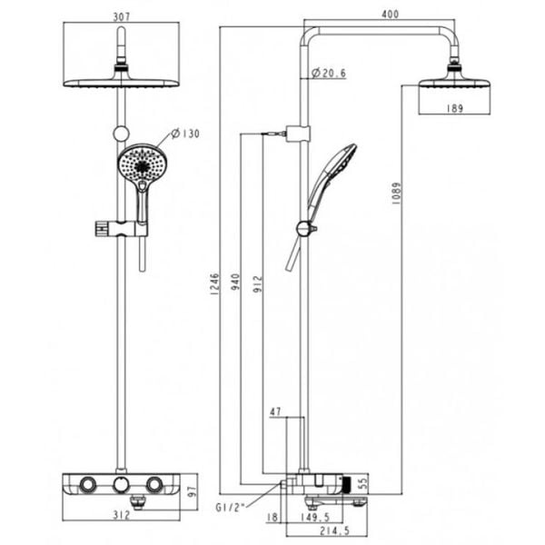 Sen Cây Nhiệt Độ American Standard WF-4956CS - Bùi Minh