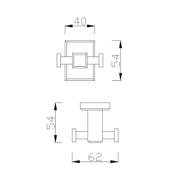 Móc áo Concept Square American Standard FFAS0481CS - Bùi Minh