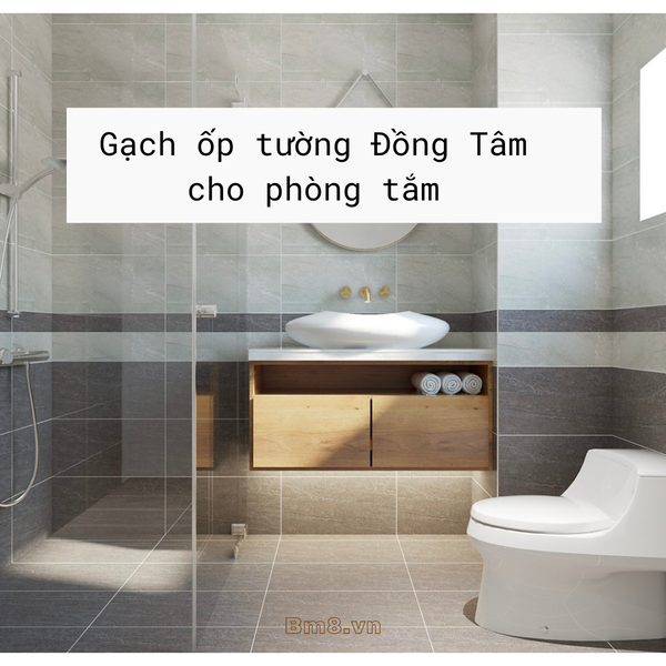Gạch ốp tường Đồng Tâm phòng tắm