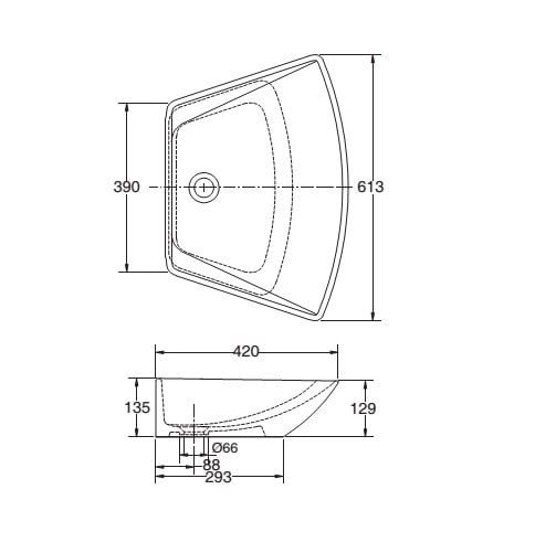 Chậu rửa dương bàn Viglacera CD17 - Bùi Minh