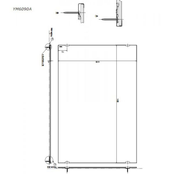 Gương Toto YM6090A - Bùi Minh