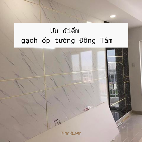 Ưu điểm gạch ốp tường Đồng Tâm