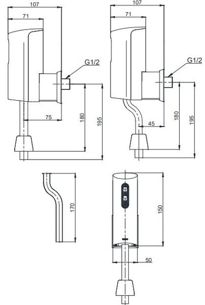 Van Xả Tiểu Nam TOTO DUE137PBK - Bùi Minh