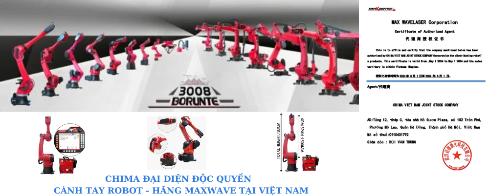 Cánh Tay Robot Công Nghiệp MaxWave