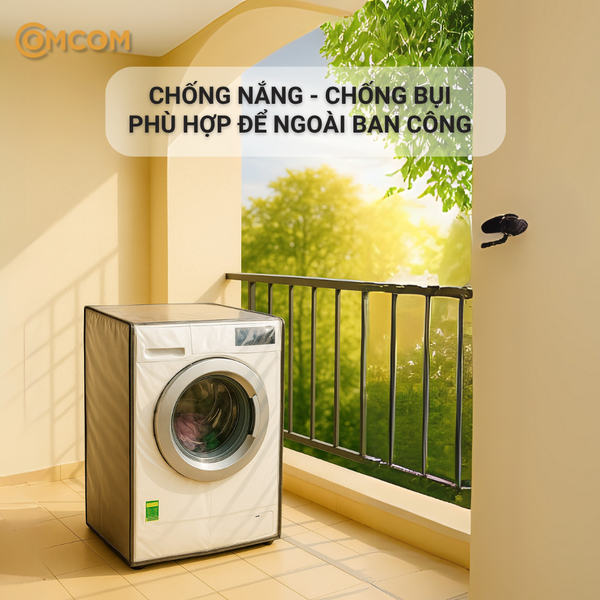 Áo Trùm Máy Giặt Vải Da – Bảo Vệ Máy Giặt Tốt Hơn, Bền Hơn, Sang Hơn!