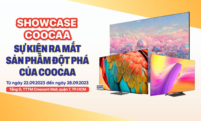Sự kiện ra mắt sản phẩm của COOCAA ngày 22/9/2023 - SHOWCASE COOCAA