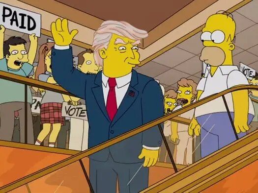Simpsons tiên đoán Donald Trump là tổng thống Hoa Kỳ