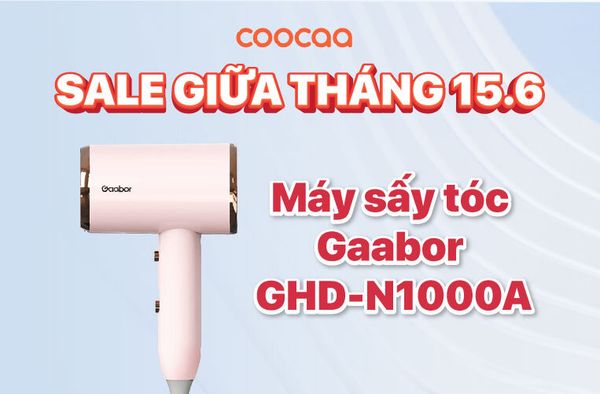 Máy sấy tóc Gaabor GHD-N1000A sấy tóc nóng lạnh, bảo vệ tóc khỏi hư tổn