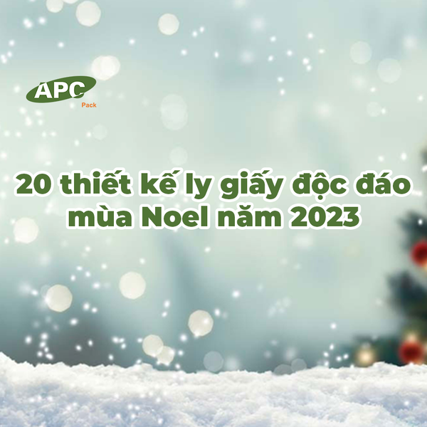 20 mẫu ly giấy mùa Noel ấn tượng nhất 2023