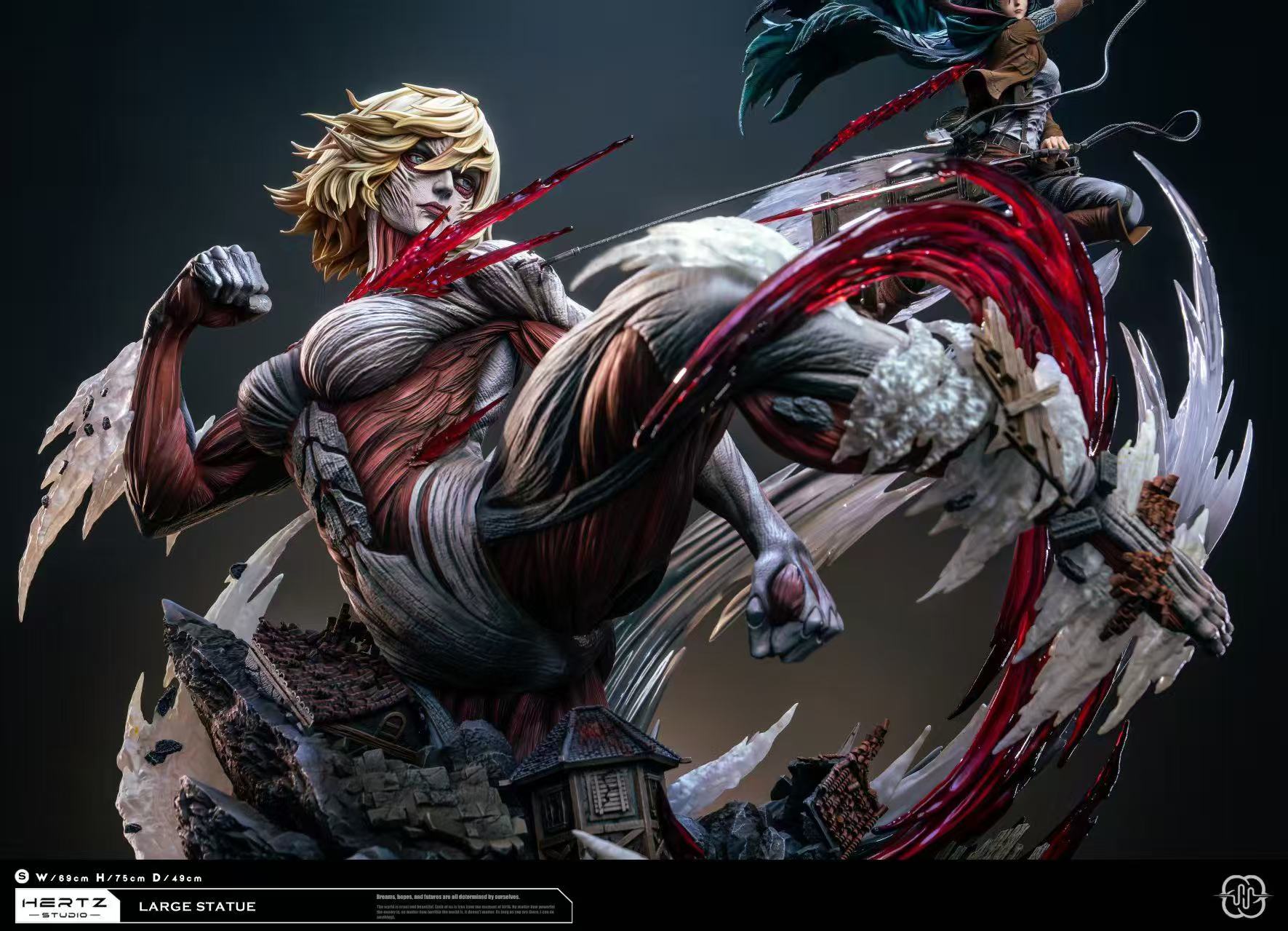 Hertz Studio - Mikasa vs Female Titan coming soon