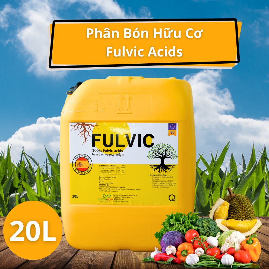 Phân Bón Hữu Cơ Fulvic – Giải Pháp Dinh Dưỡng Tối Ưu Từ Thực Vật