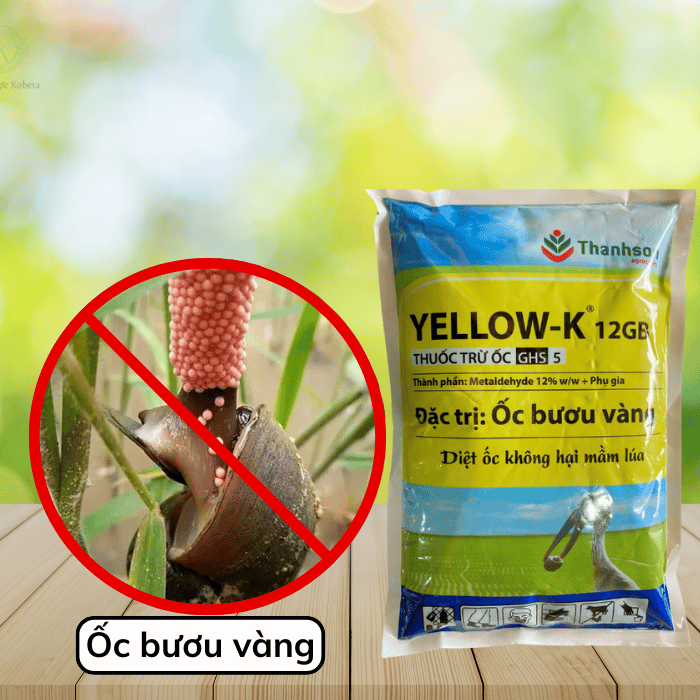 Thuốc Trừ Ốc Yellow-K 12G – Giải Pháp Hữu Hiệu Đặc Trị Ốc Bươu Vàng