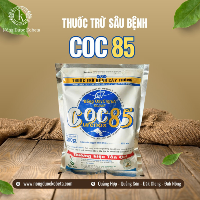 Thuốc Trừ Sâu Bệnh COC 85: Giải Pháp Hiệu Quả Phòng Trừ Nấm Bệnh, Bảo Vệ Cây Trồng Trước Vụ Mùa Mới