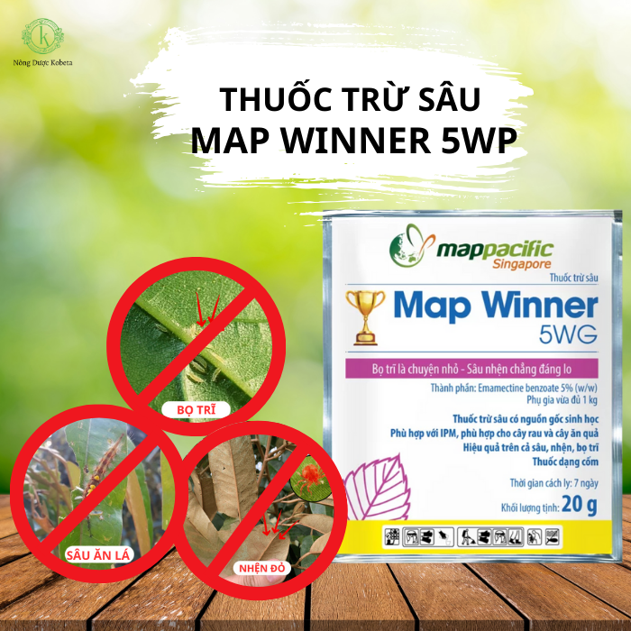 MAP WINNER 5WP – Giải Pháp Hiệu Quả Diệt Bọ Trĩ, Sâu Nhện