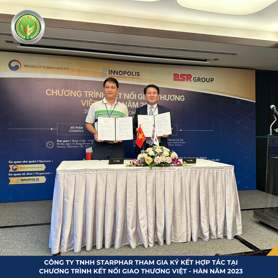 STARPHAR THAM GIA CHƯƠNG TRÌNH KẾT NỐI GIAO THƯƠNG VIỆT - HÀN NĂM 2023