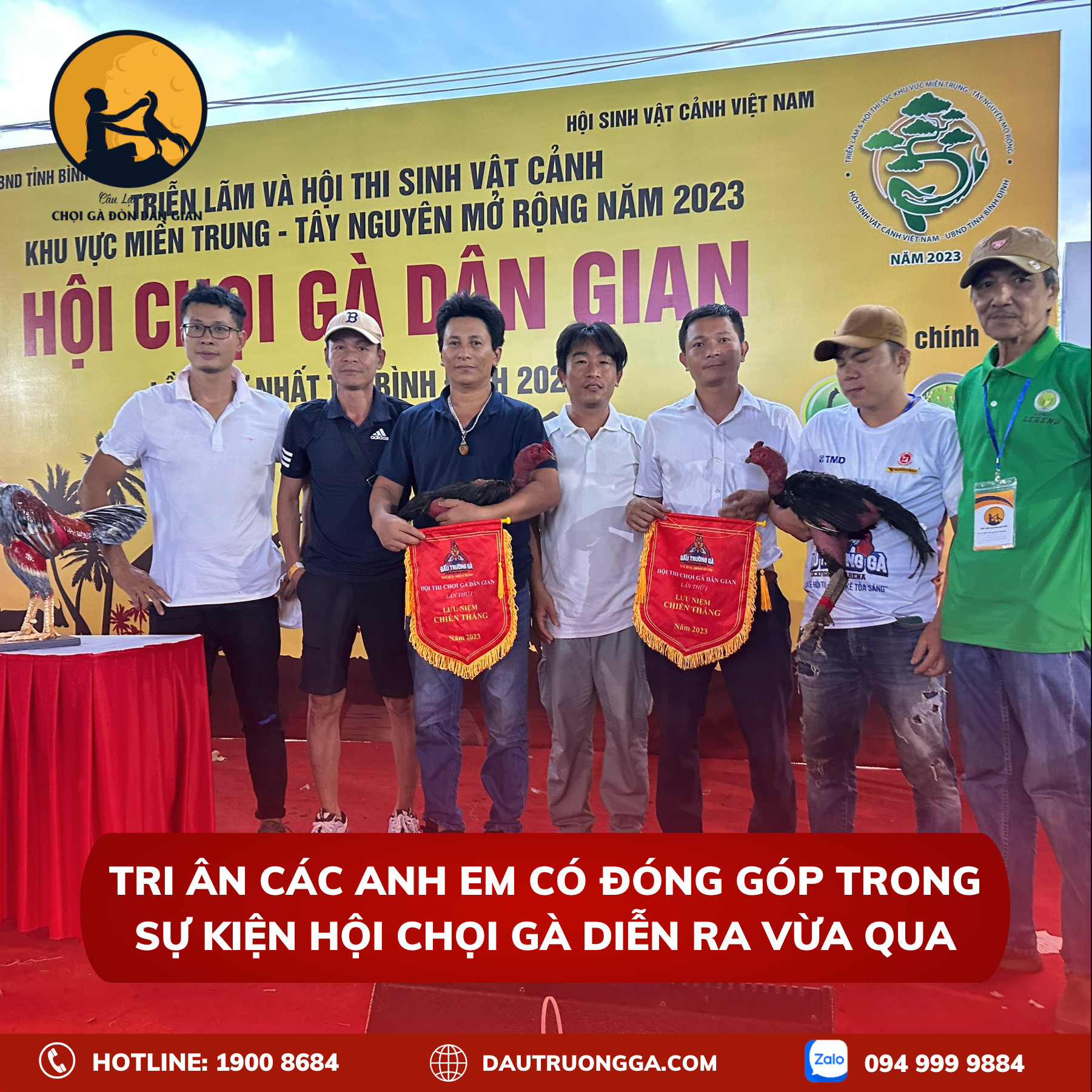 NHỮNG NGƯỜI HÙNG THẦM LẶNG TẠI HỘI CHỌI GÀ DÂN GIAN 2023
